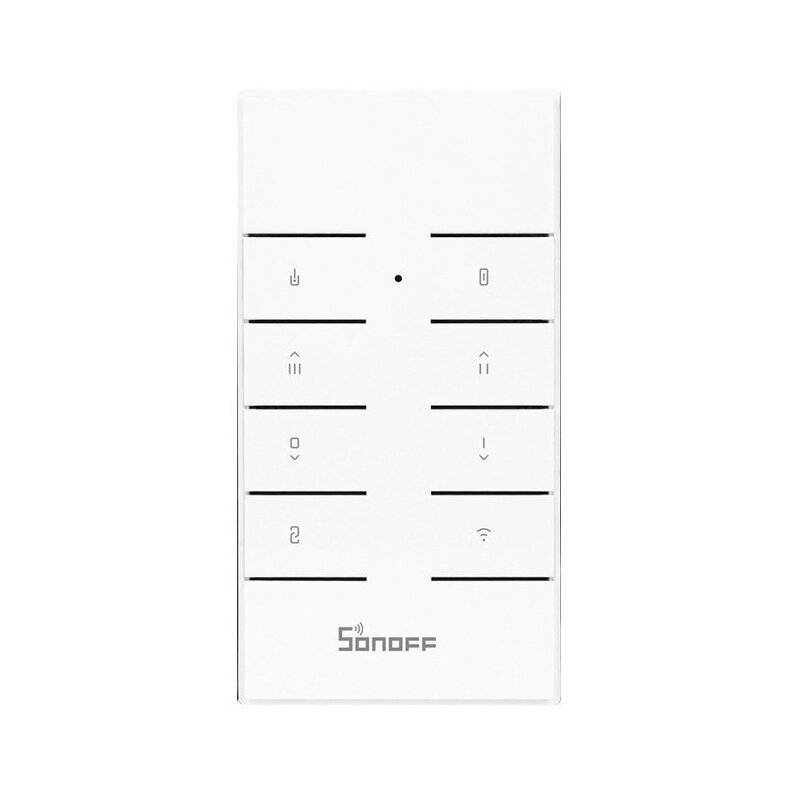 SONOFF RM433 433MHz Funkfernbedienung, Geeignet für Alle SONOFF 433MHz HF-Geräte, Inklusive Akku, Inklusive Basis