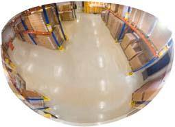 Panoramaspiegel 180 Grad Viertelkugel D800 mm für Innen