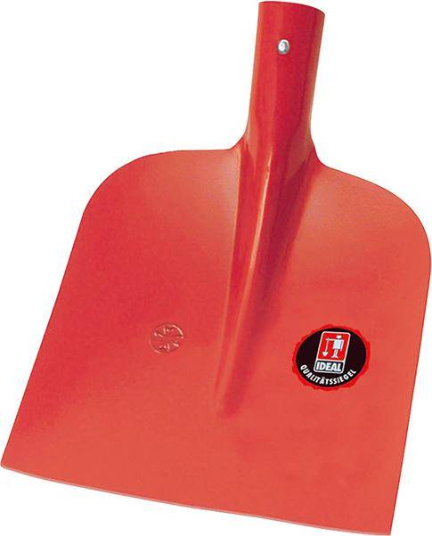IDEALSPATEN Holsteiner Schaufel Gr.1 rot, 1/2 gehoben, ohne Stiel
