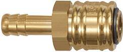 SchnellverschlusskupplungNW 7,2, Messing, connect-line, Tülle 9mm RIEGLER