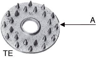 SST Tempergussdübel zweiseitig C10-65-B