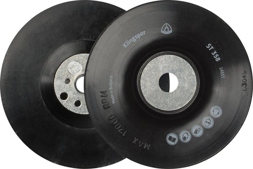Gummistützteller 180mm/M 14 Klingspor