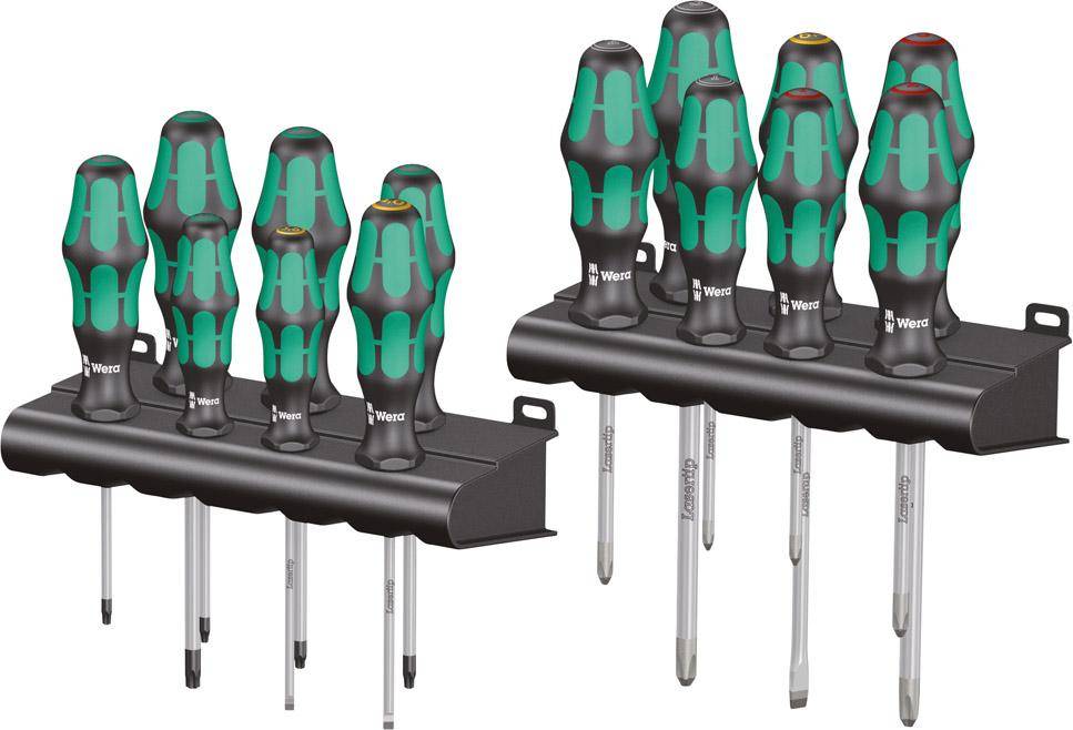 Schraubendreher-Satz rund Schlitz/PH/PZ/T 14-teilig Wera