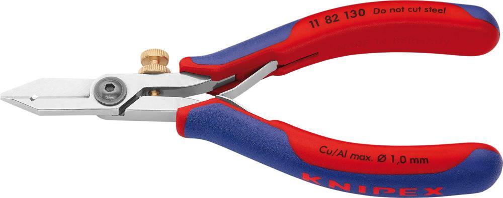 Abisolierschere Elektronik 140mm qmm KNIPEX