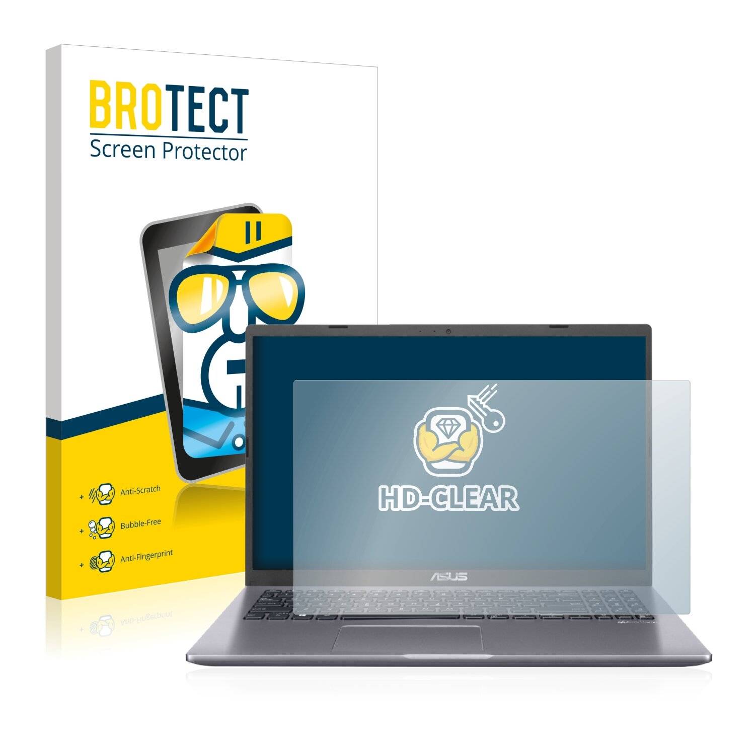 BROTECT HD-Clear Displayschutzfolie für Asus VivoBook 15