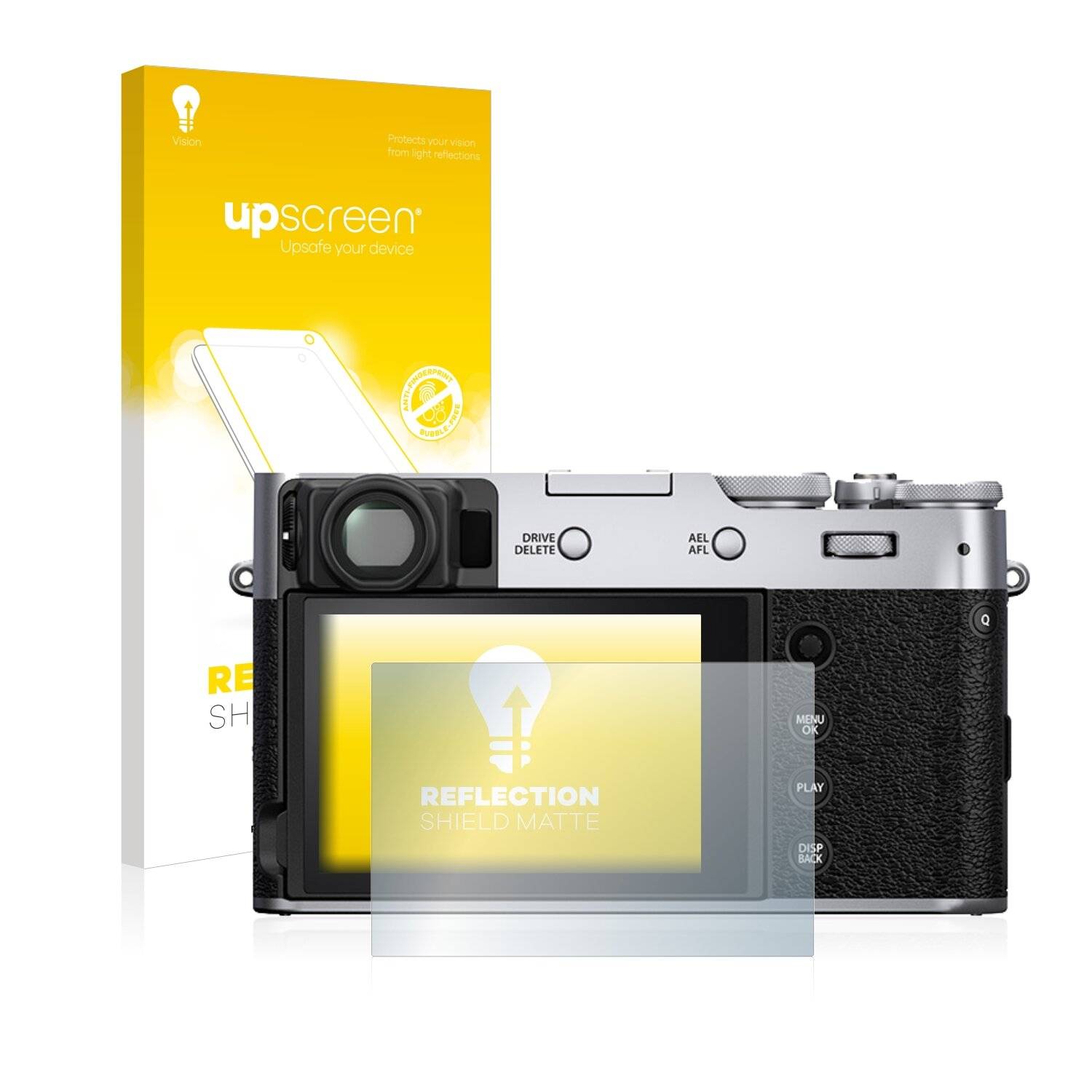 upscreen Reflection Shield Matte Premium Displayschutzfolie für Fujifilm