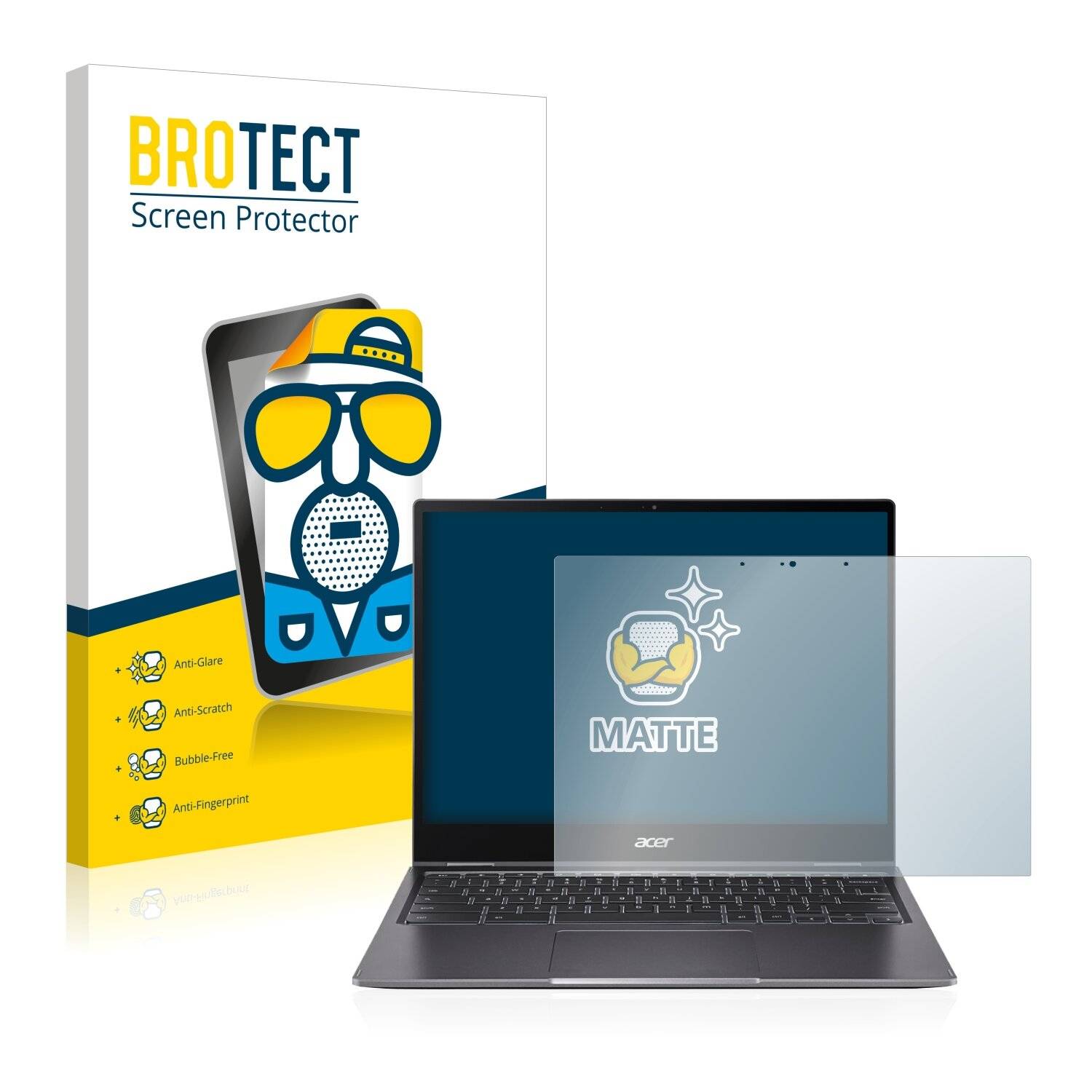 BROTECT Entspiegelungs-Folie für Acer Chromebook Spin 713