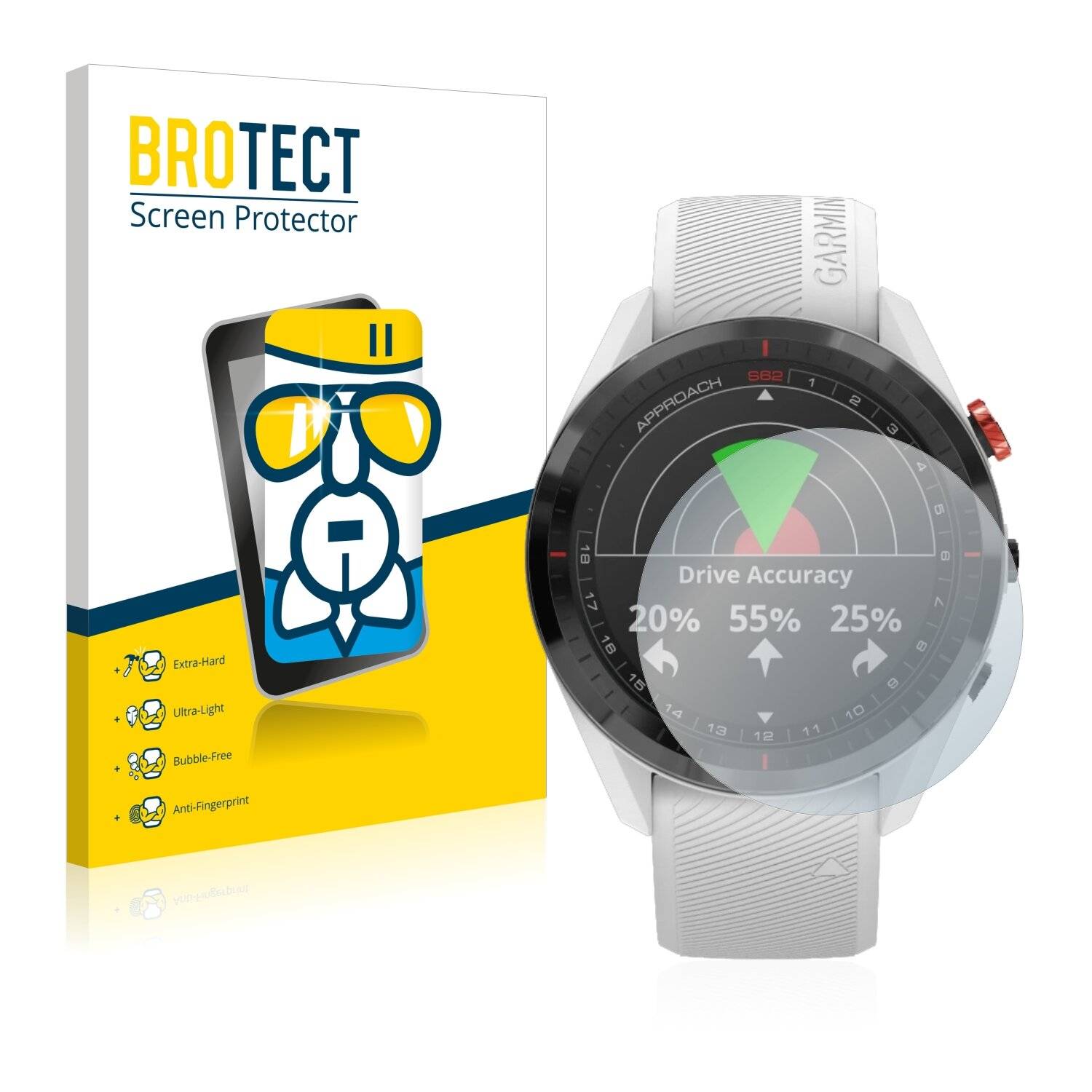 BROTECT AirGlass Schutzglas Folie für Garmin Approach