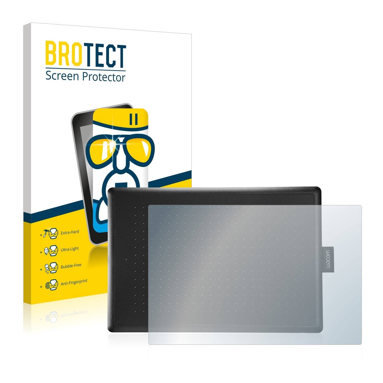 BROTECT AirGlass Flexible Schutz Glas Folie für Wacom One Medium Klar Transparent
