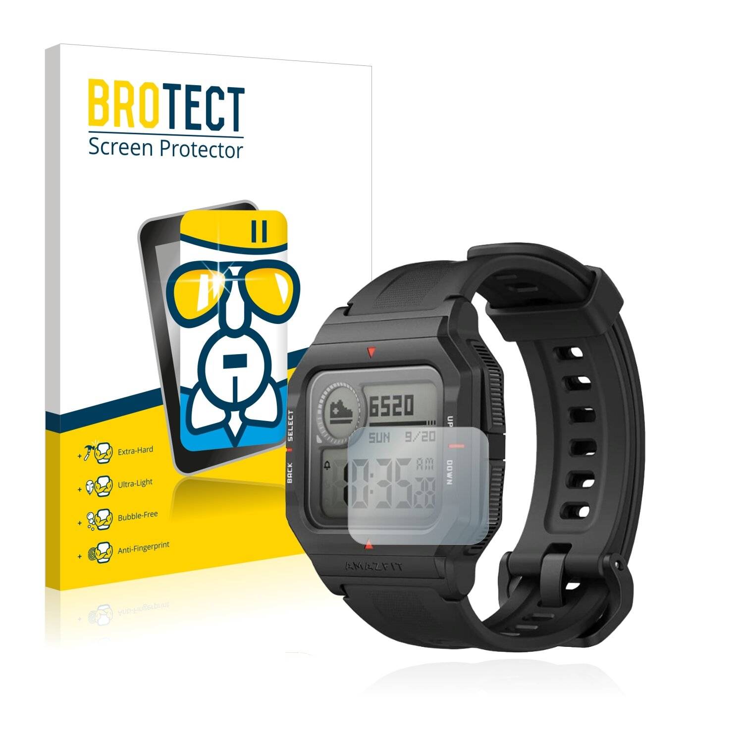 BROTECT AirGlass Schutzglas Folie für Huami Amazfit