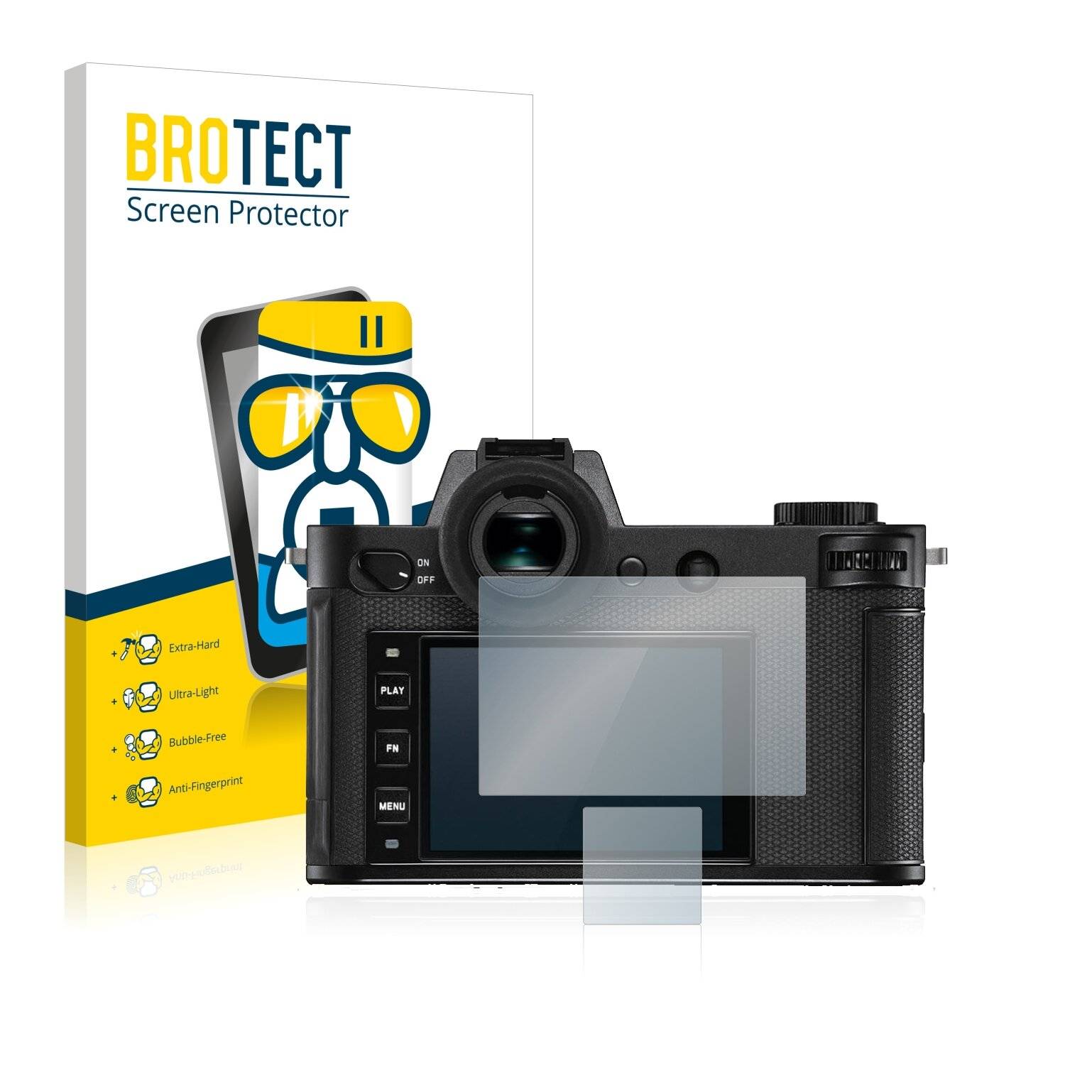 BROTECT AirGlass Flexible Schutz Glas Folie für Leica SL2-S Klar Transparent