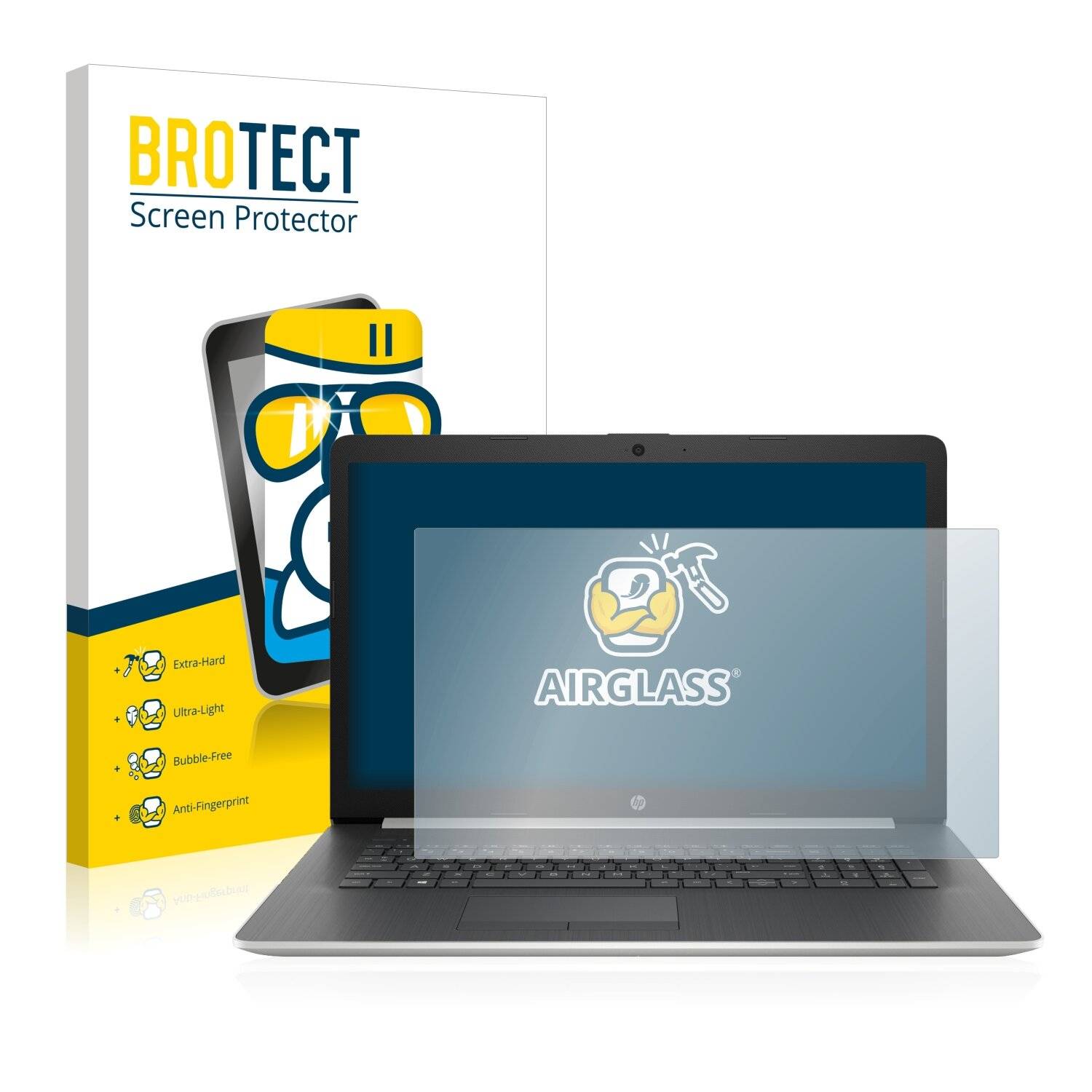 BROTECT AirGlass Schutzglas Folie für HP