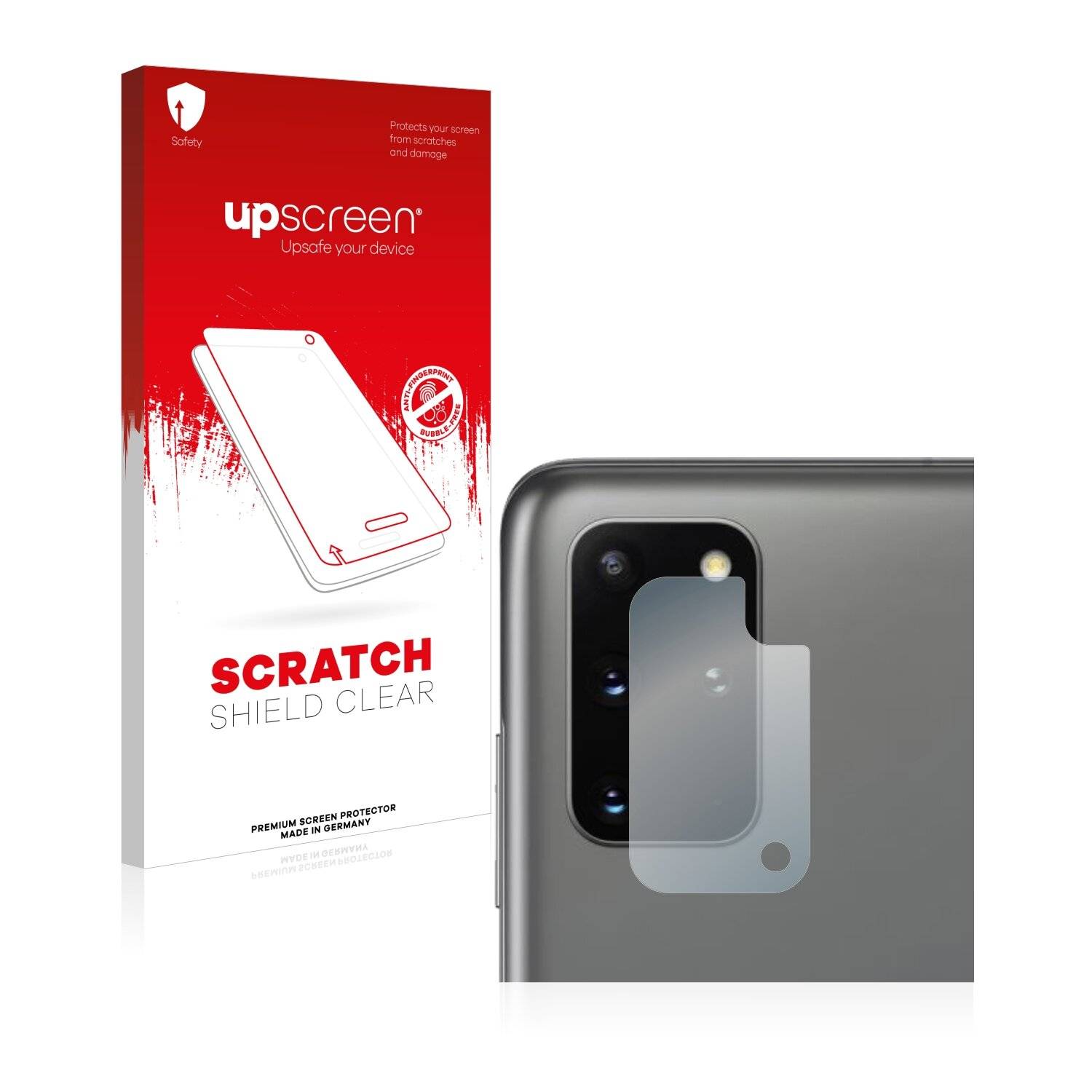 upscreen Schutzfolie für Samsung Galaxy S20 Plus / 5G (Kamera) Kratzschutz Anti-Fingerprint Klar