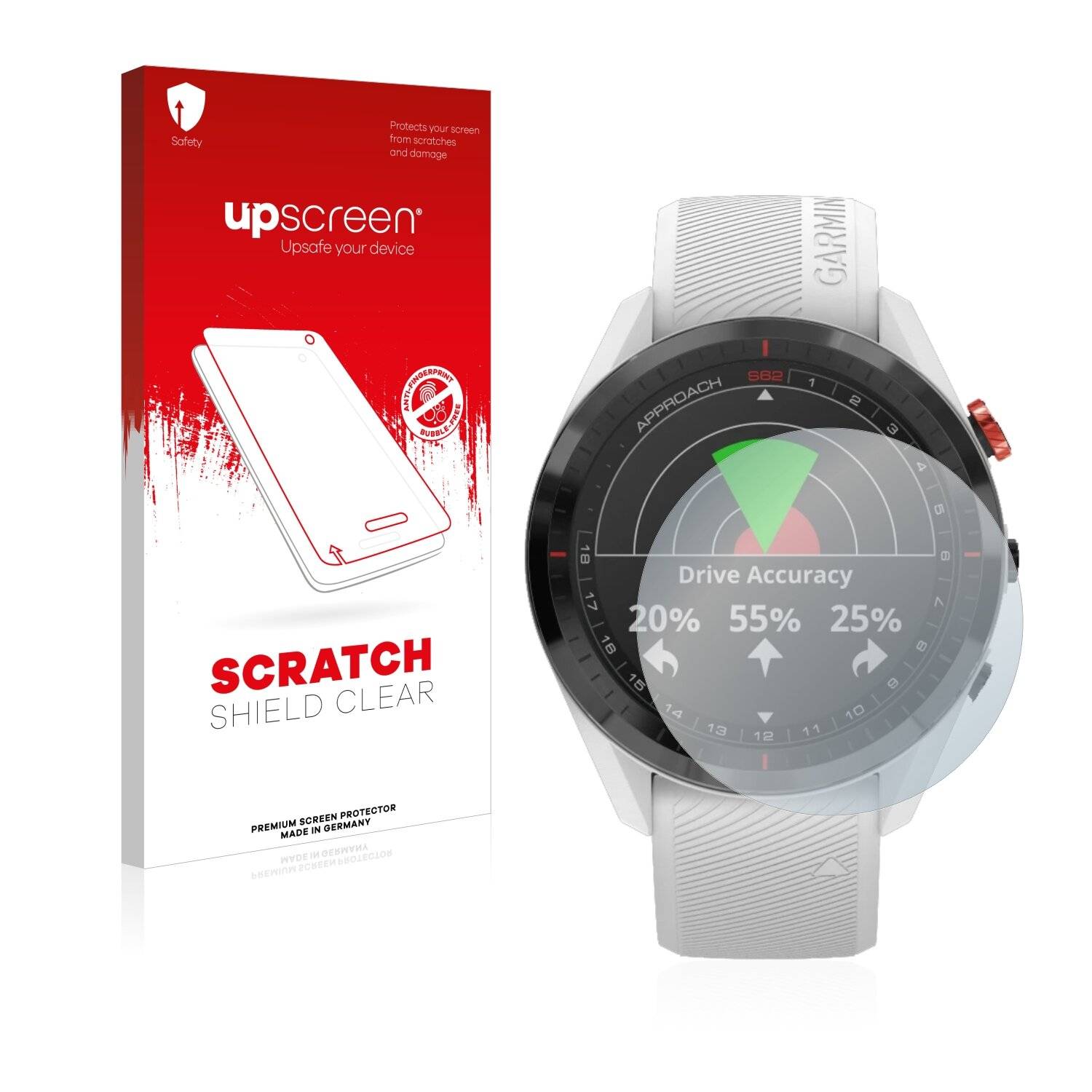 upscreen Scratch Shield Clear Premium Displayschutzfolie für Garmin Approach