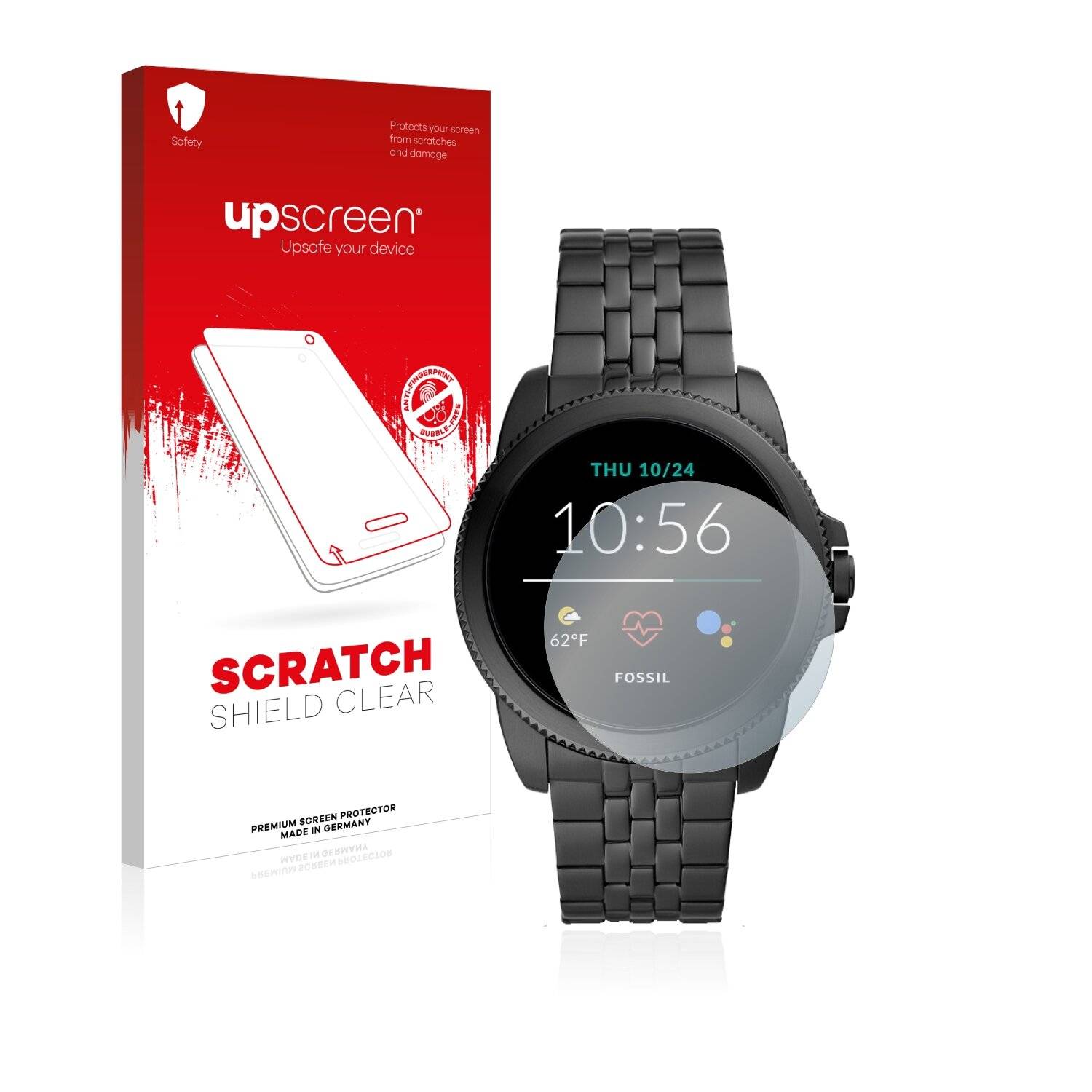 upscreen Scratch Shield Clear Premium Displayschutzfolie für Fossil Gen