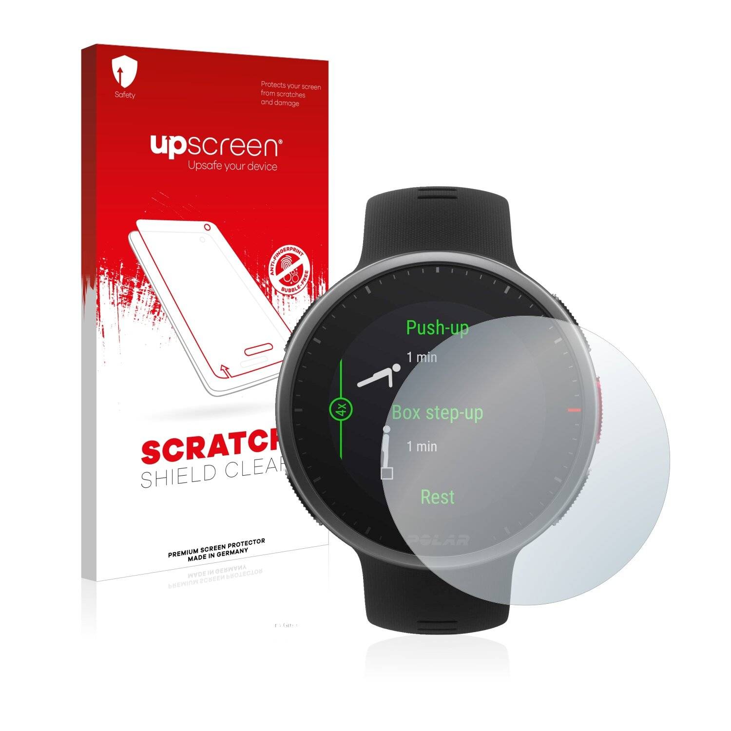 upscreen Scratch Shield Schutzfolie für Polar Vantage V2
