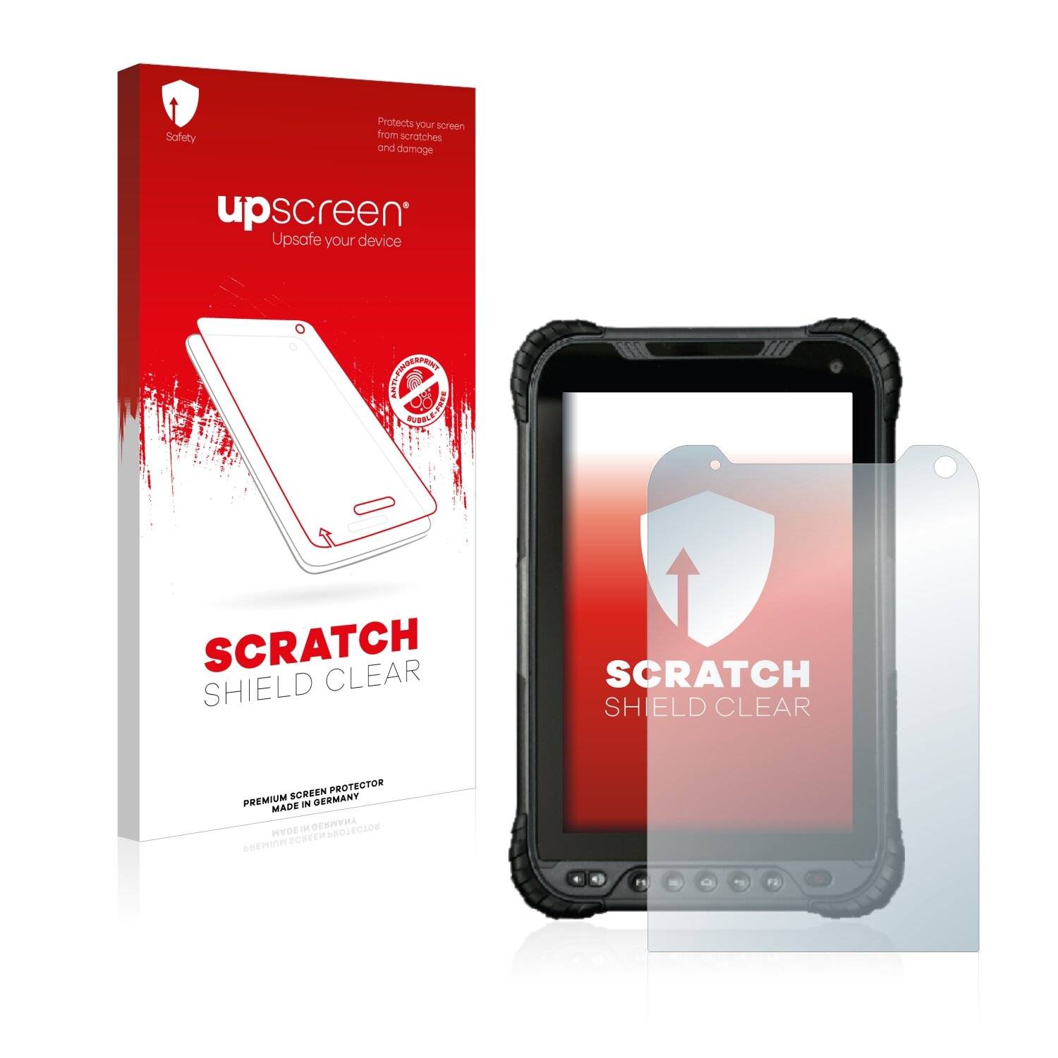 upscreen Schutzfolie für UniStrong UT30 8" Kratzschutz Anti-Fingerprint Klar