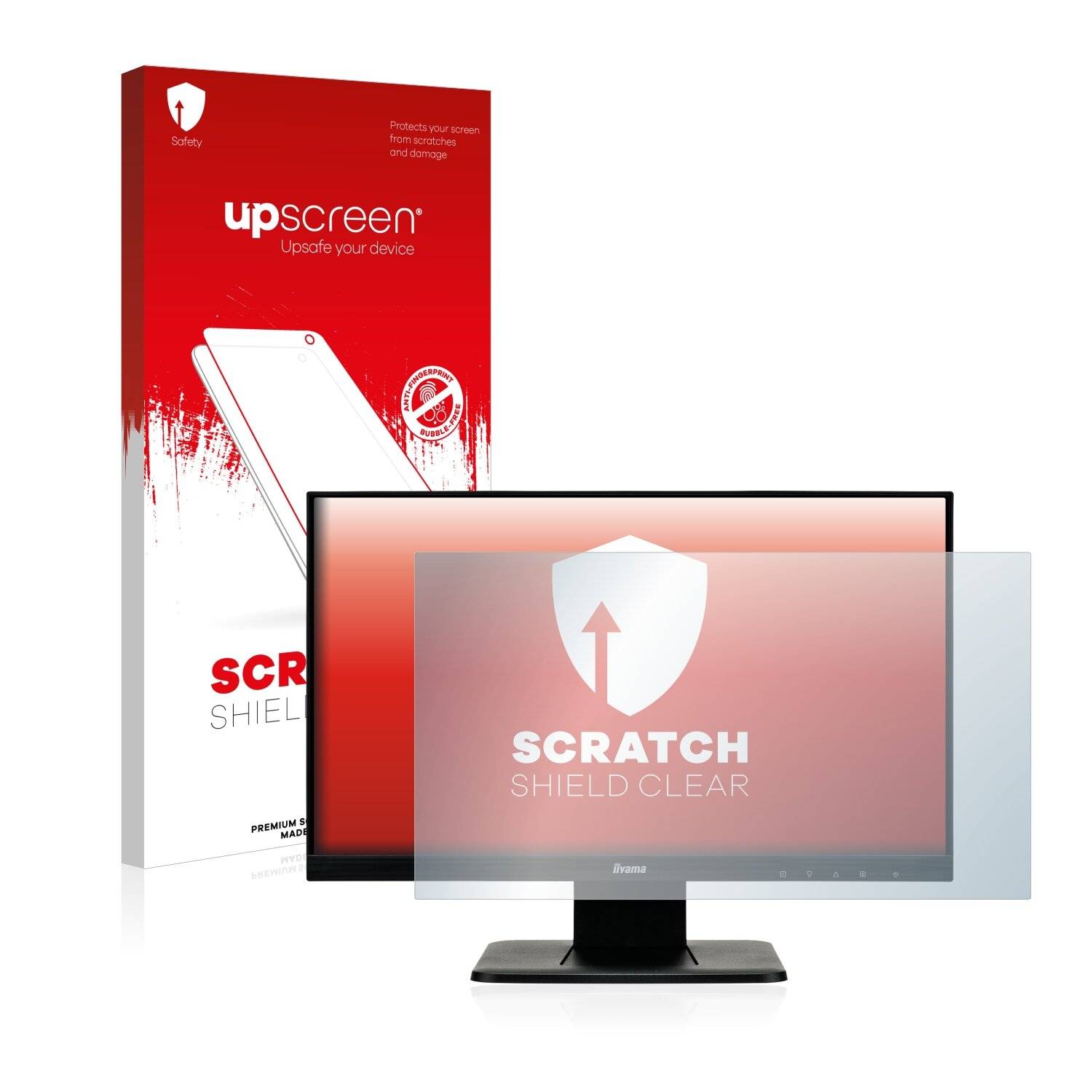 upscreen Scratch Shield Schutzfolie für Iiyama ProLite T2252MSC-B1