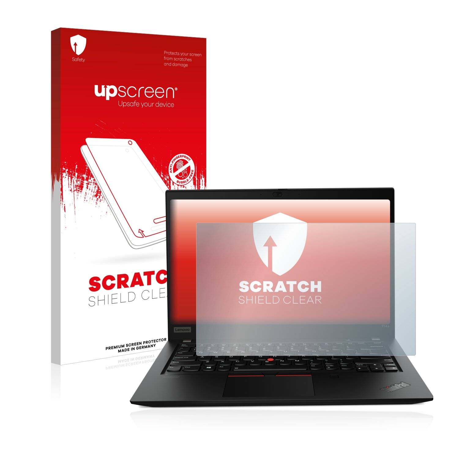 upscreen Schutzfolie für Lenovo ThinkPad T14s Gen 1 Kratzschutz Anti-Fingerprint Klar
