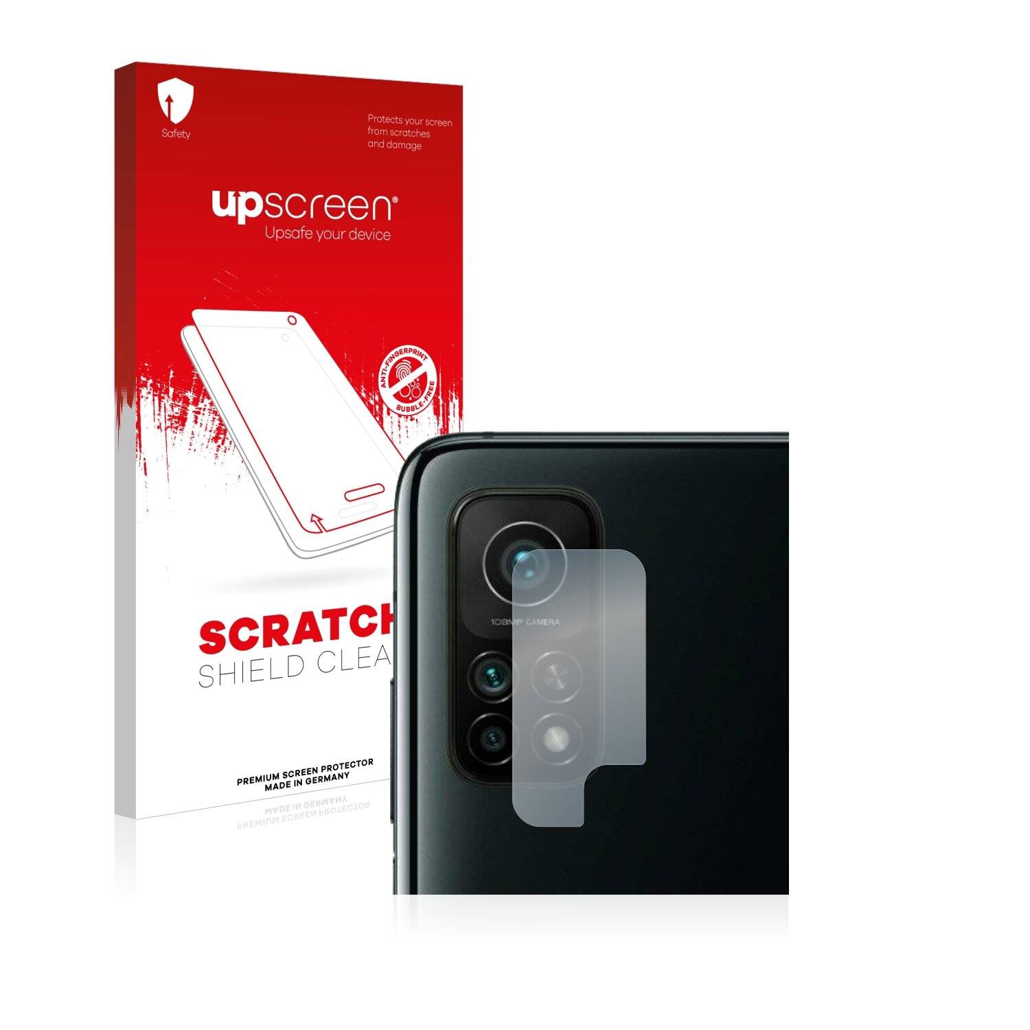 upscreen Scratch Shield Schutzfolie für Xiaomi Mi 10T Pro 5G (NUR Kameraschutz)