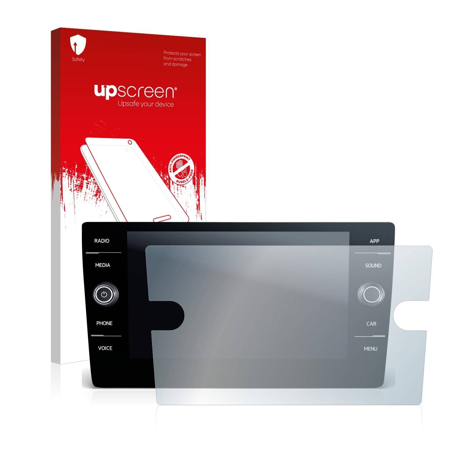 upscreen Scratch Shield Schutzfolie für Volkswagen T-Roc Cabriolet Style TSI 2020 Discover Media 8 2020