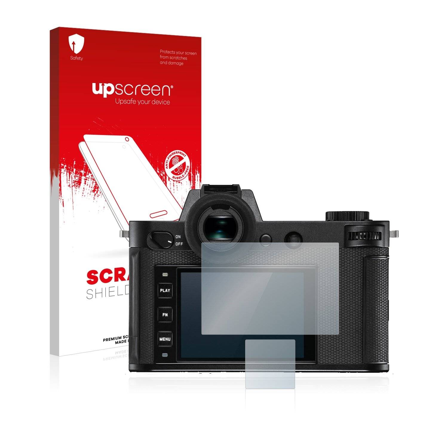 upscreen Schutzfolie für Leica SL2-S Kratzschutz Anti-Fingerprint Klar