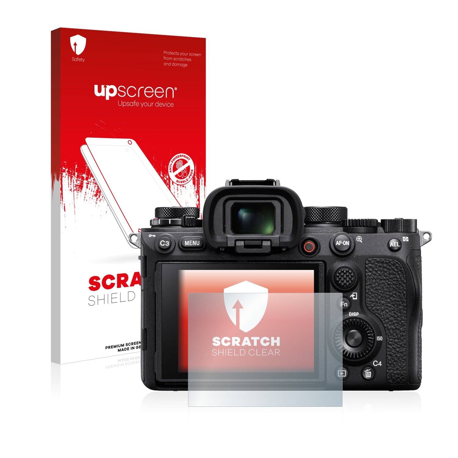 upscreen Schutzfolie für Sony Alpha 1 Kratzschutz Anti-Fingerprint Klar