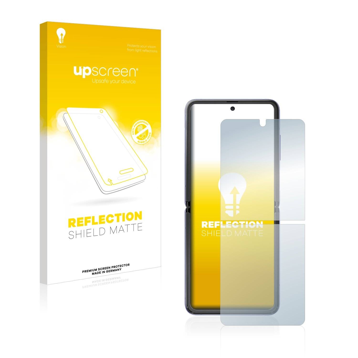 upscreen Reflection Shield Matt Schutzfolie für Samsung Galaxy Z Flip