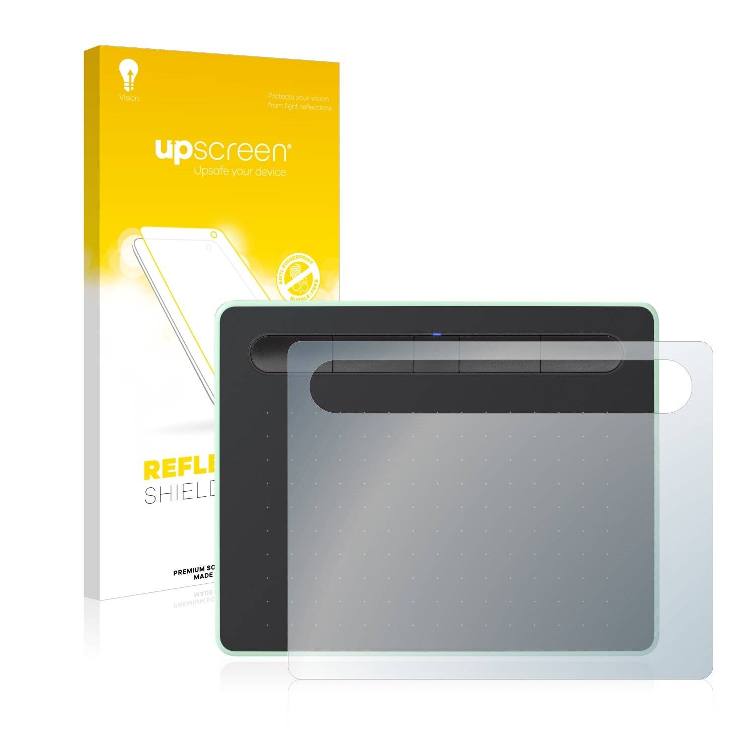 upscreen Reflection Shield Matte Premium Displayschutzfolie für Wacom Intuos S