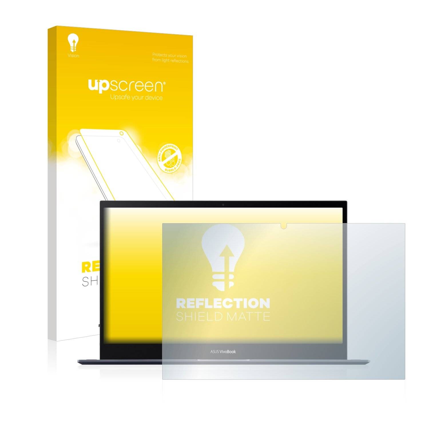 upscreen Reflection Shield Matte Premium Displayschutzfolie für Asus VivoBook Flip 14