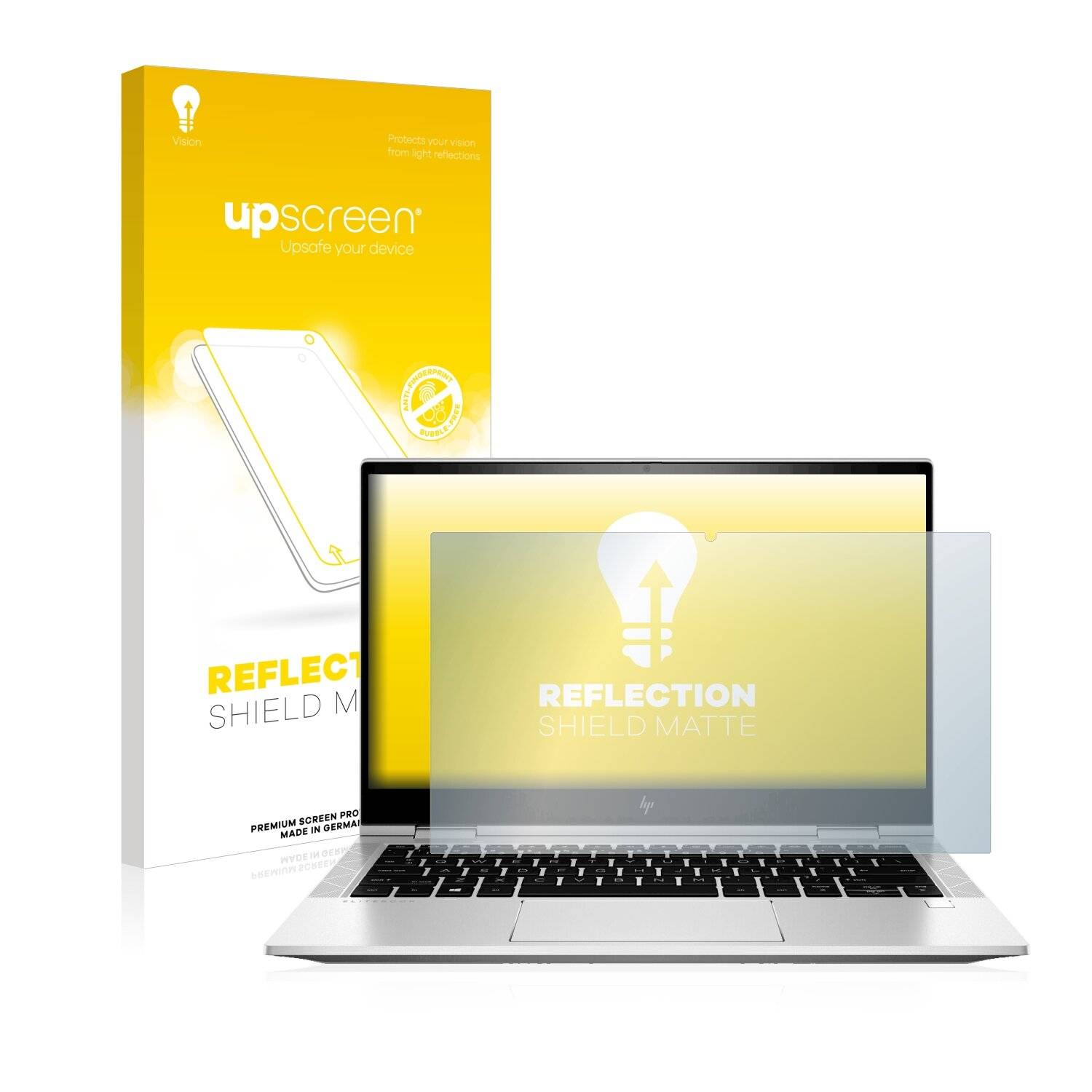 upscreen Reflection Shield Matte Premium Displayschutzfolie für HP EliteBook x360 830