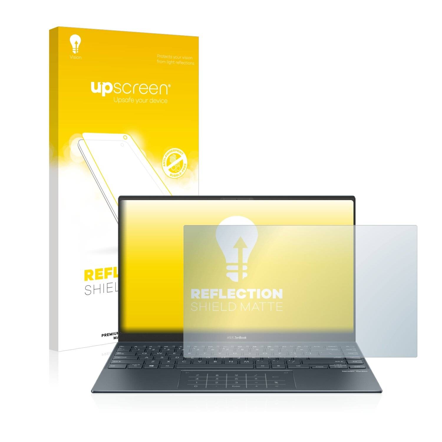 upscreen Reflection Shield Matte Premium Displayschutzfolie für Asus ZenBook 14