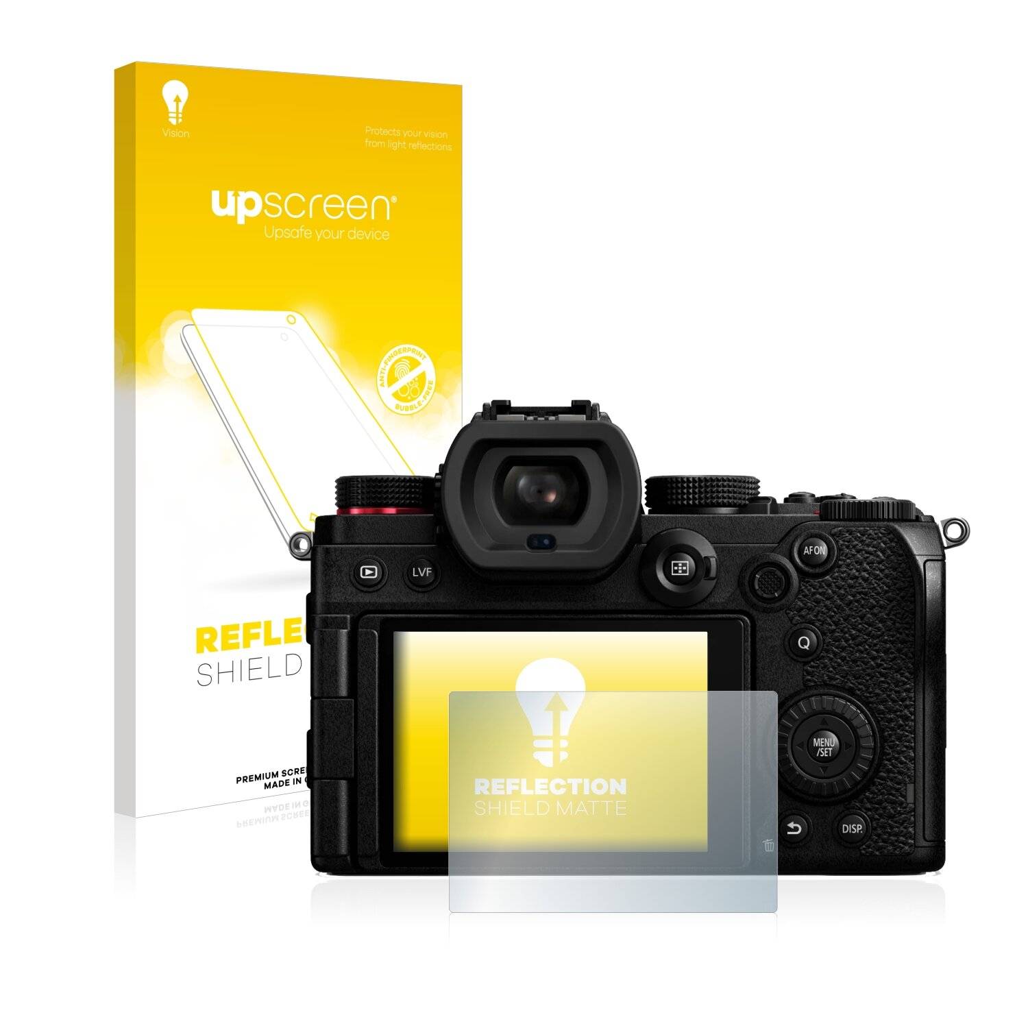 upscreen Reflection Shield Matte Premium Displayschutzfolie für Panasonic Lumix