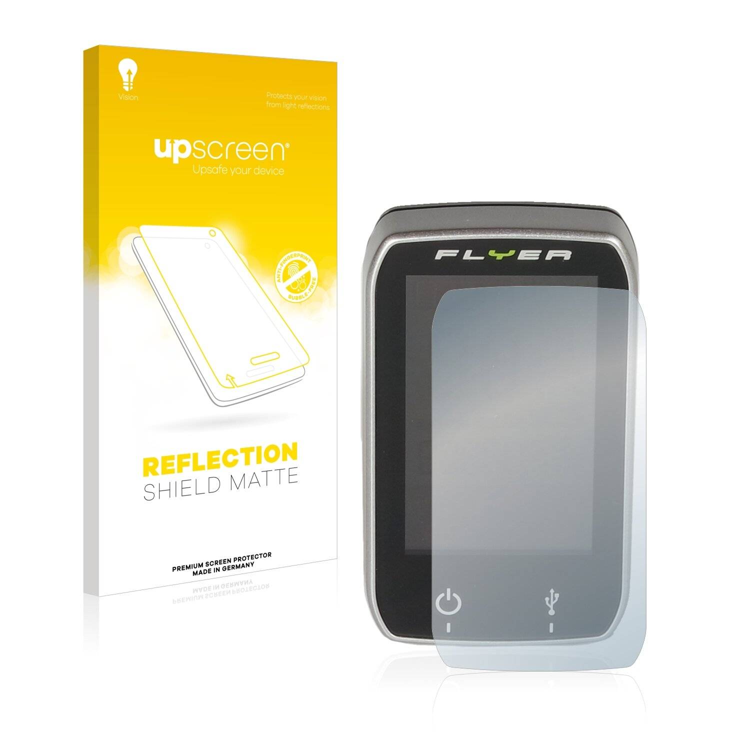 upscreen Reflection Shield Matte Premium Displayschutzfolie für Panasonic Display