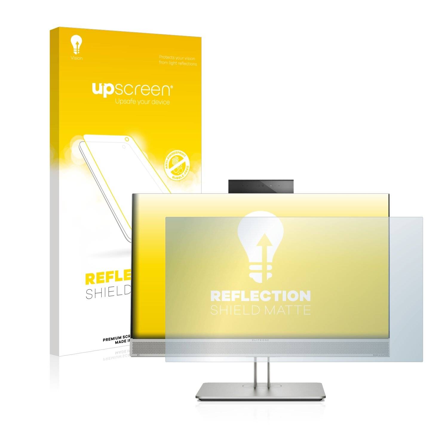 upscreen Reflection Shield Matte Premium Displayschutzfolie für HP EliteOne 800