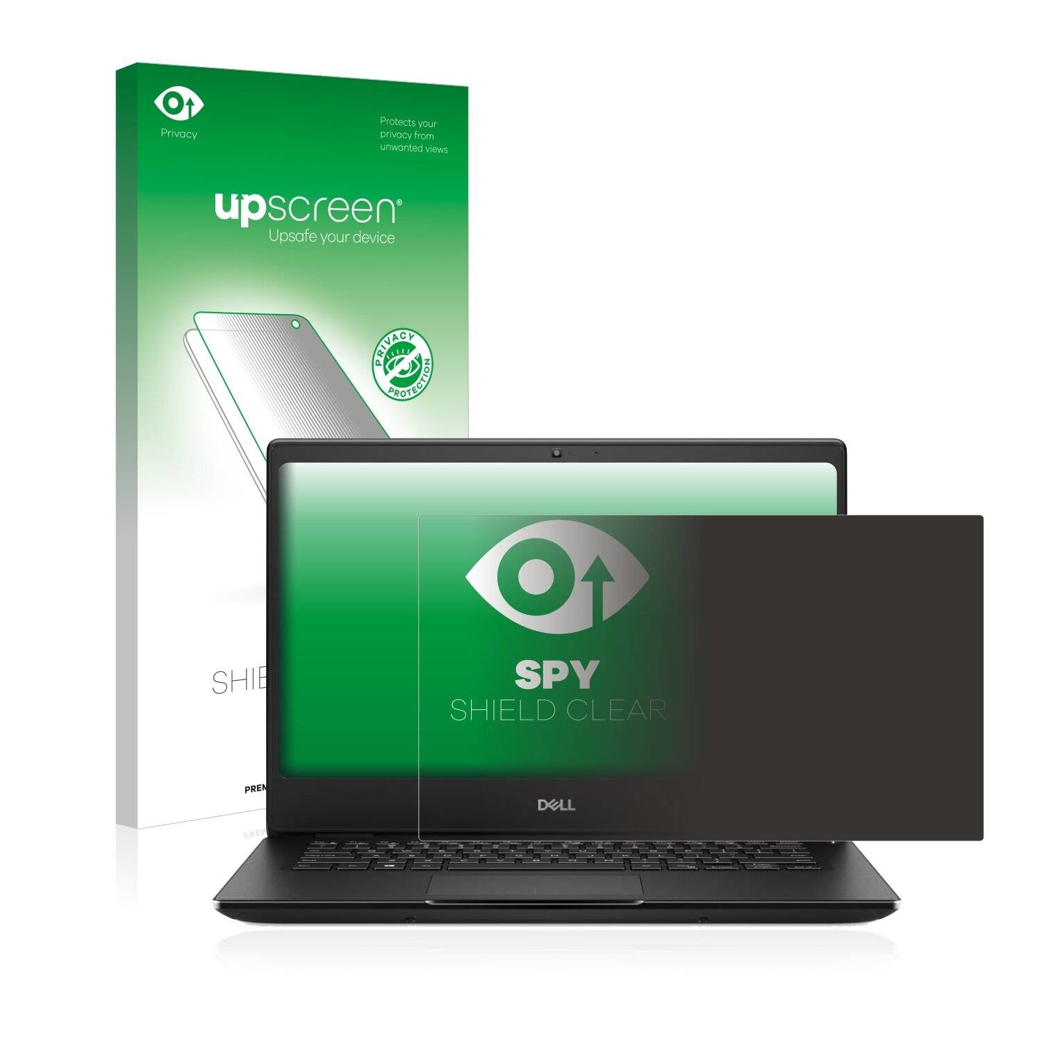 upscreen Blickschutzfolie für Dell Latitude 3400 Anti-Spy Privacy Blaulichtschutz Sichtschutzfolie