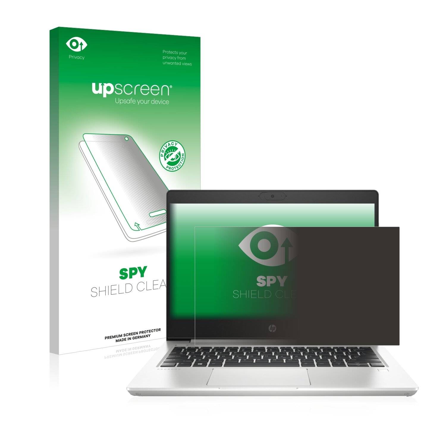 upscreen Blickschutzfolie für HP ProBook 430 G7 Anti-Spy Privacy Blaulichtschutz Sichtschutzfolie