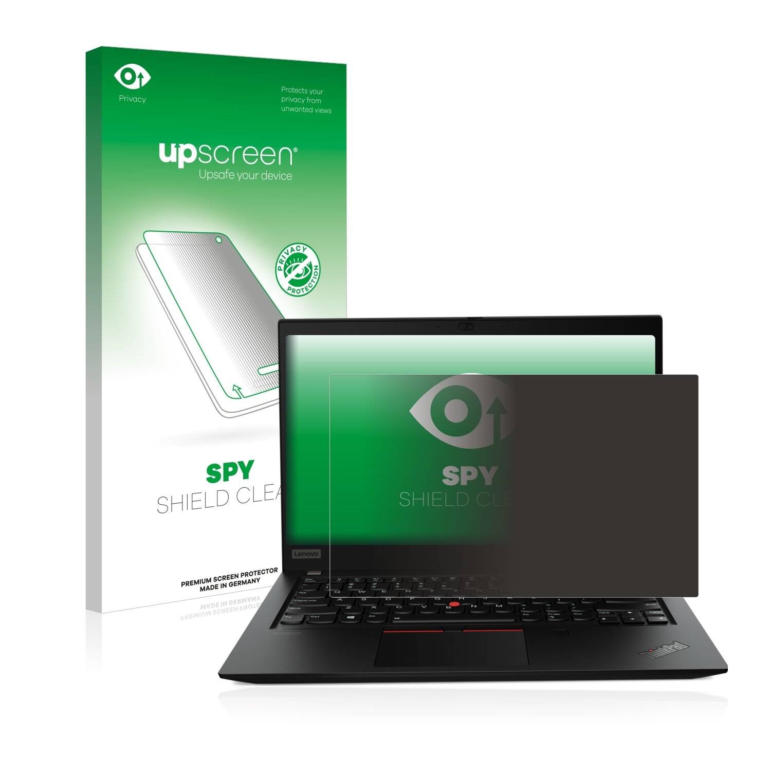 upscreen Spy Shield Sichtschutz-Folie für Lenovo ThinkPad T14s Gen 1