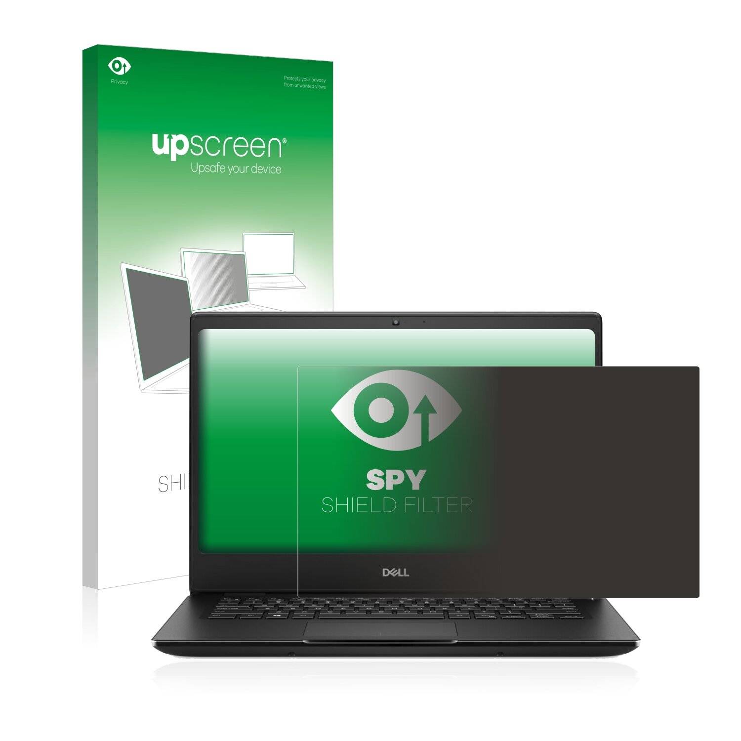 upscreen Blickschutzfilter für Dell Latitude 3400 Blaulichtfilter Sichtschutz Privacy Anti Spy abnehmbar