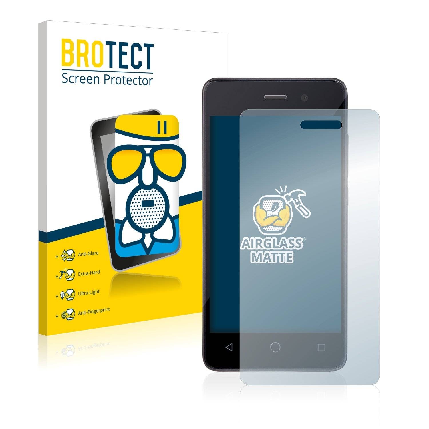 BROTECT AirGlass Flexible Schutz Glas Folie für Omnipod Dash Matt Entspiegelt