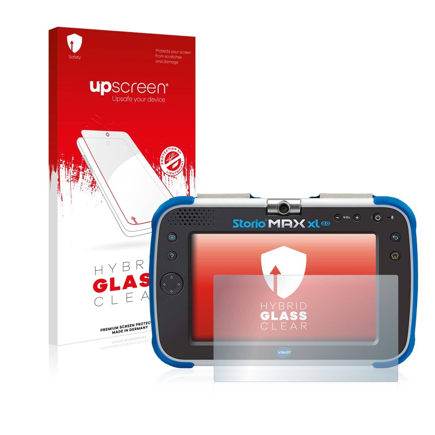 upscreen Flexible Schutz Glas Folie für Vtech Storio Max XL 2.0 Schutzglas 9H Hybridglas Klar