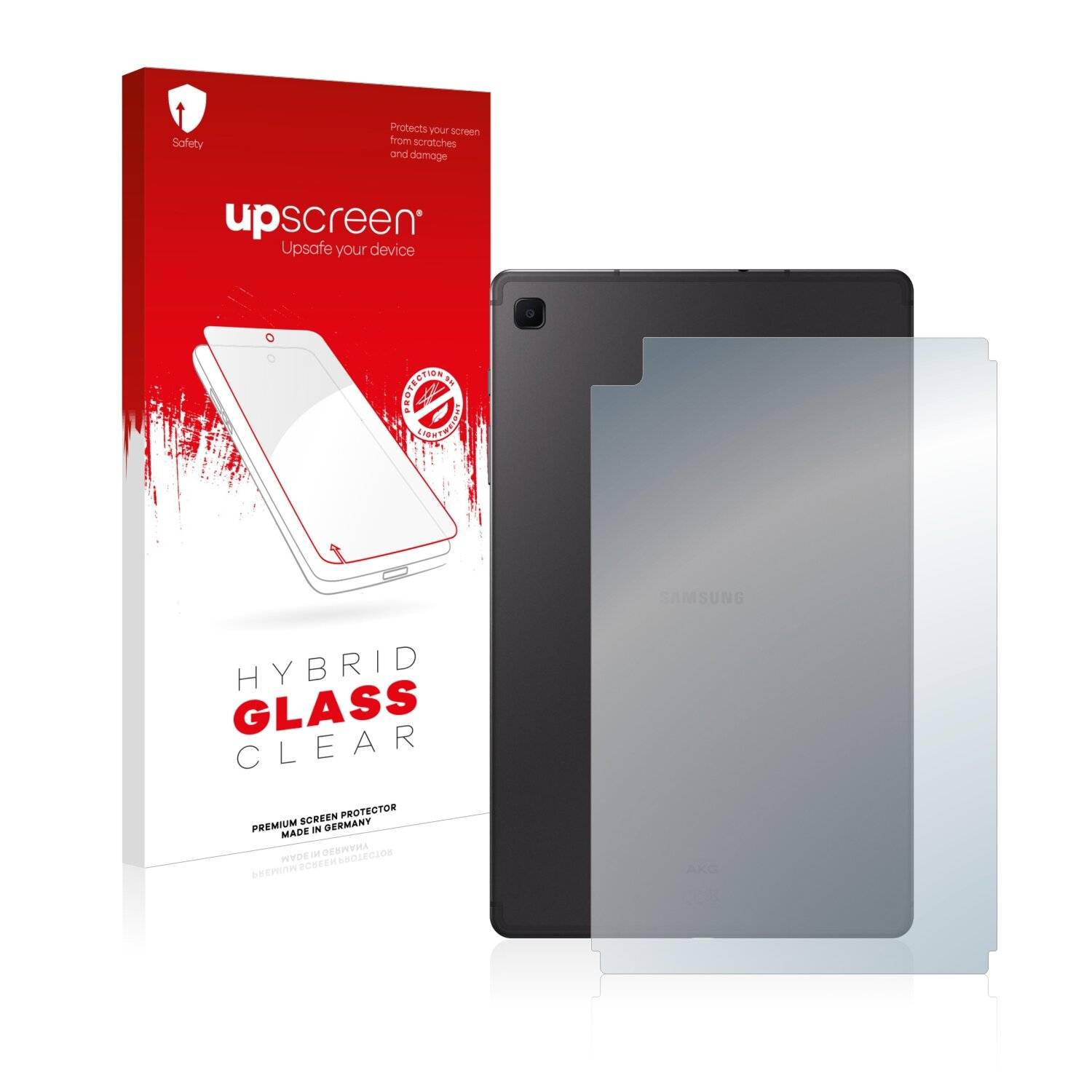 upscreen Hybrid Glass Clear Premium Schutzglas Folie für Samsung Galaxy Tab S6 Lite WiFi 2020