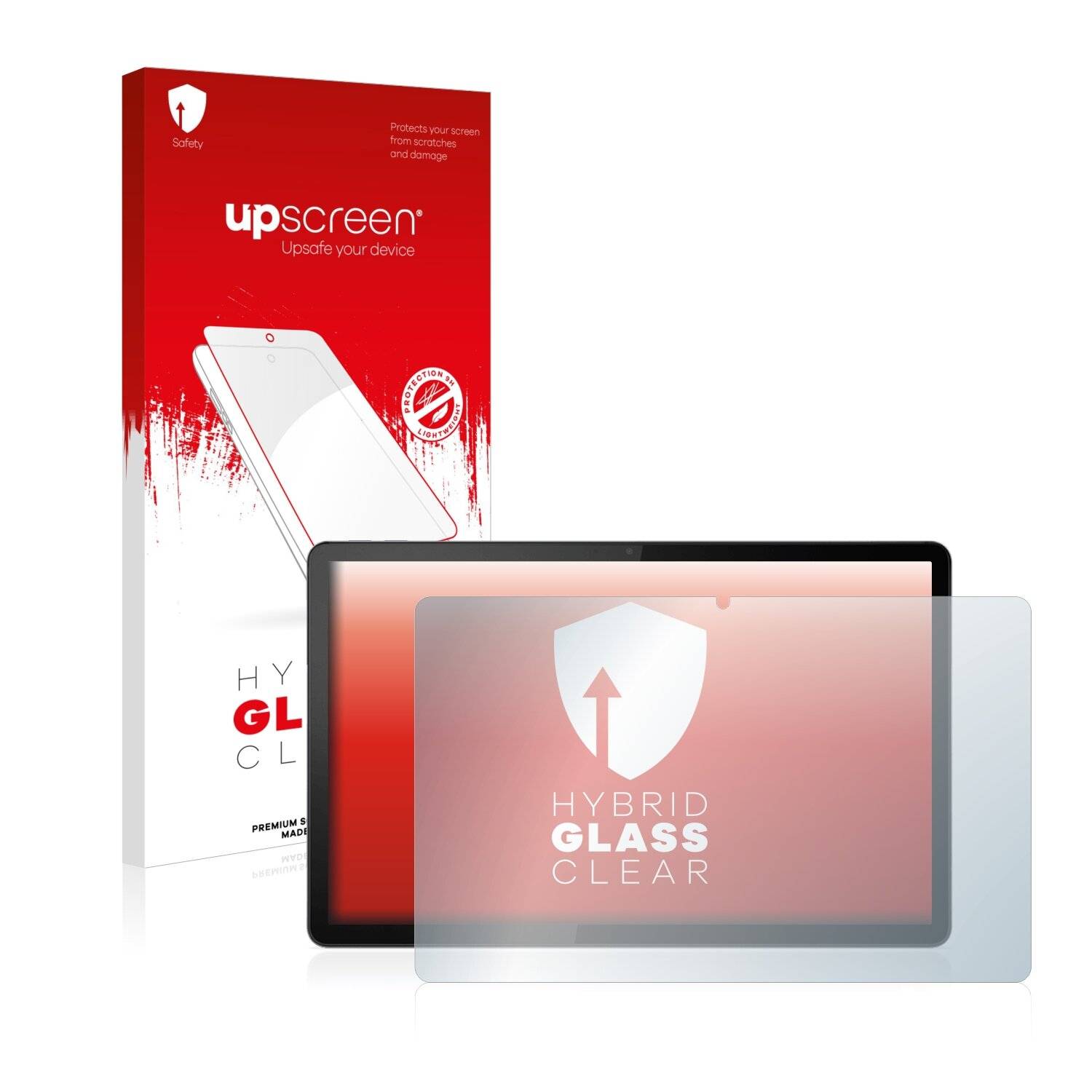 upscreen Hybrid Glass Clear Premium Schutzglas Folie für Lenovo Tab P11 (im