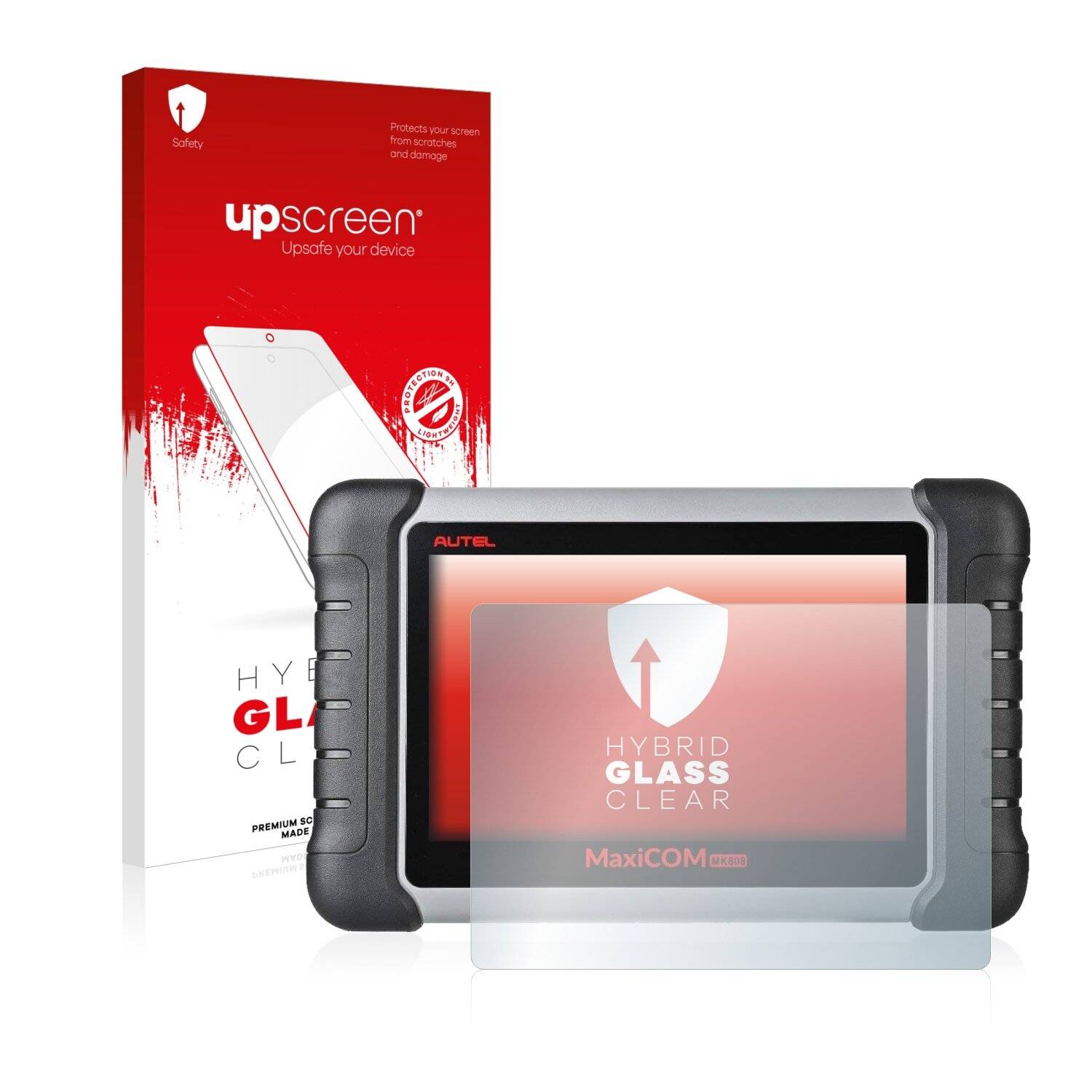 upscreen Flexible Schutz Glas Folie für Autel MaxiCOM MK808/ PRO MP808TS Schutzglas 9H Hybridglas Klar
