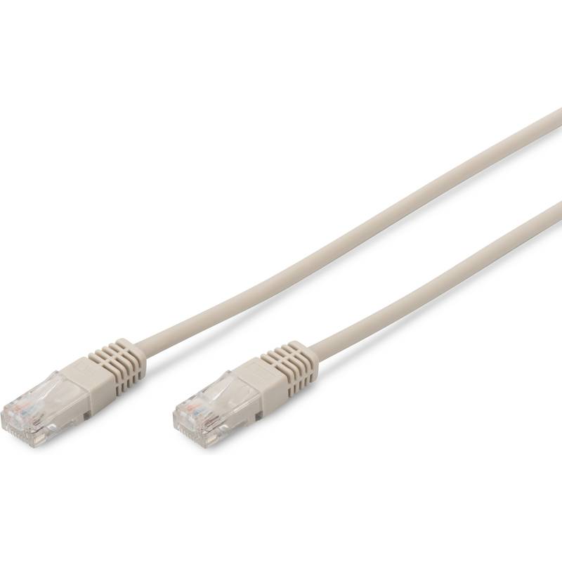 DIGITUS Patchkabel Premium, Kat. 5e, U/UTP, 10,0 m, grau