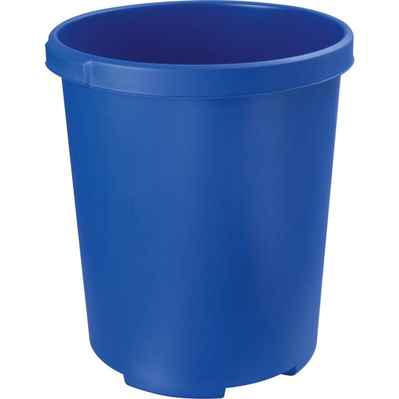 HAN 43x49 cm (ØxH) 50l Polypropylen Farbe: 1836-14 Papierkorb 50 l (Ø x H) 350 mm x 490 mm Blau 1 St.