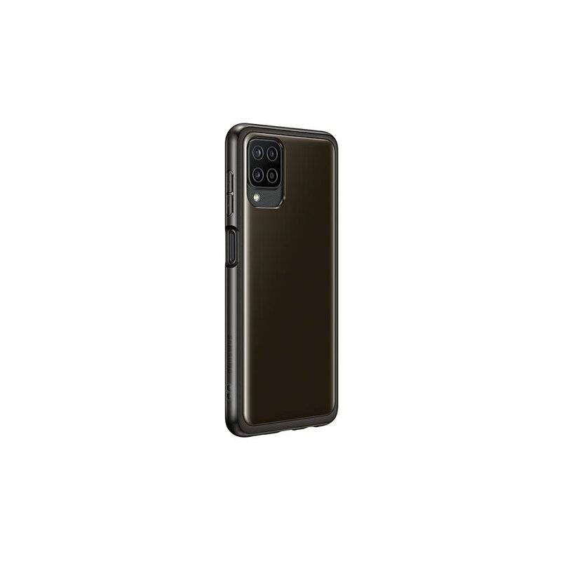 Cover Bumper Case Schutzhülle Silikon Original kompatibel mit Samsung Galaxy A12 (A125F) Schwarz