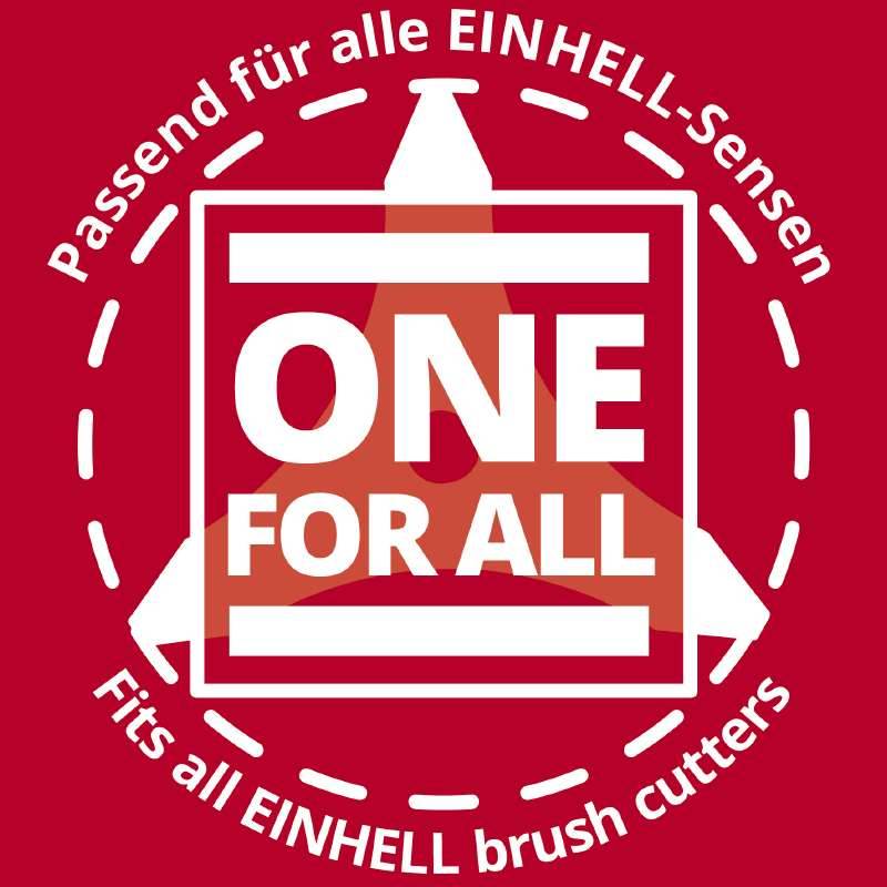 EINHELL Grasmesser Spezial 230 - passend für alle Sensen (Durchmesser 230mm | Bohrung 25,4mm | Stärke 1,4mm)