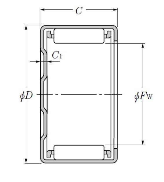 Nadelbüchse BK 0509 NTN 5x9x9 mm