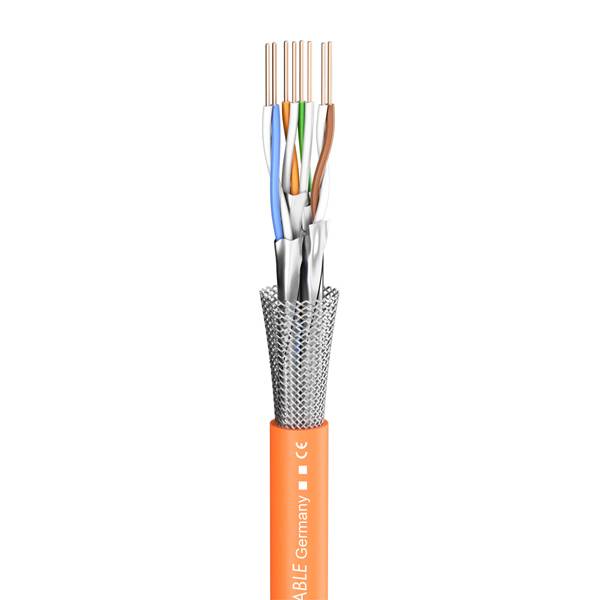 Sommer Cable 580-0255FC Netzwerkkabel CAT 7 Orange Meterware